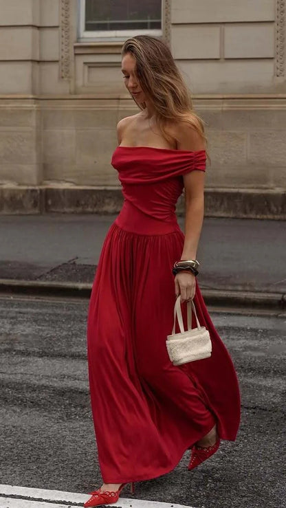 Manalla Maxi Dress Cherry