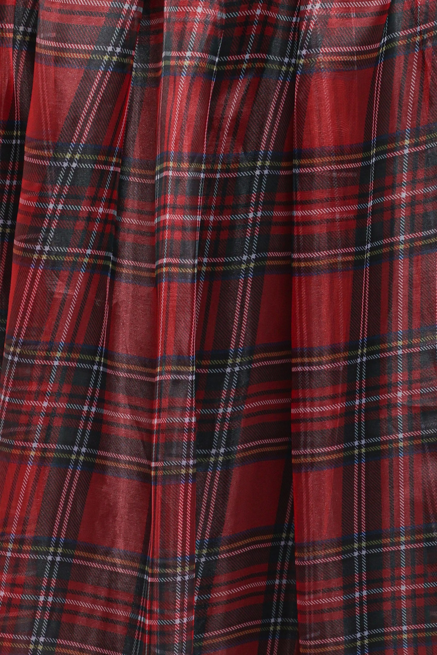 Bonita Midi Skirt Red Plaid