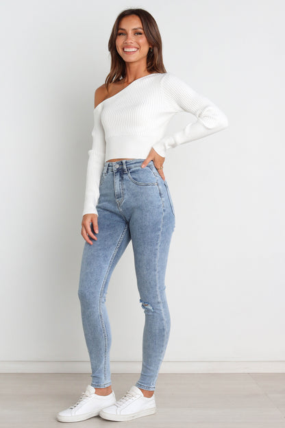 Tina Top White