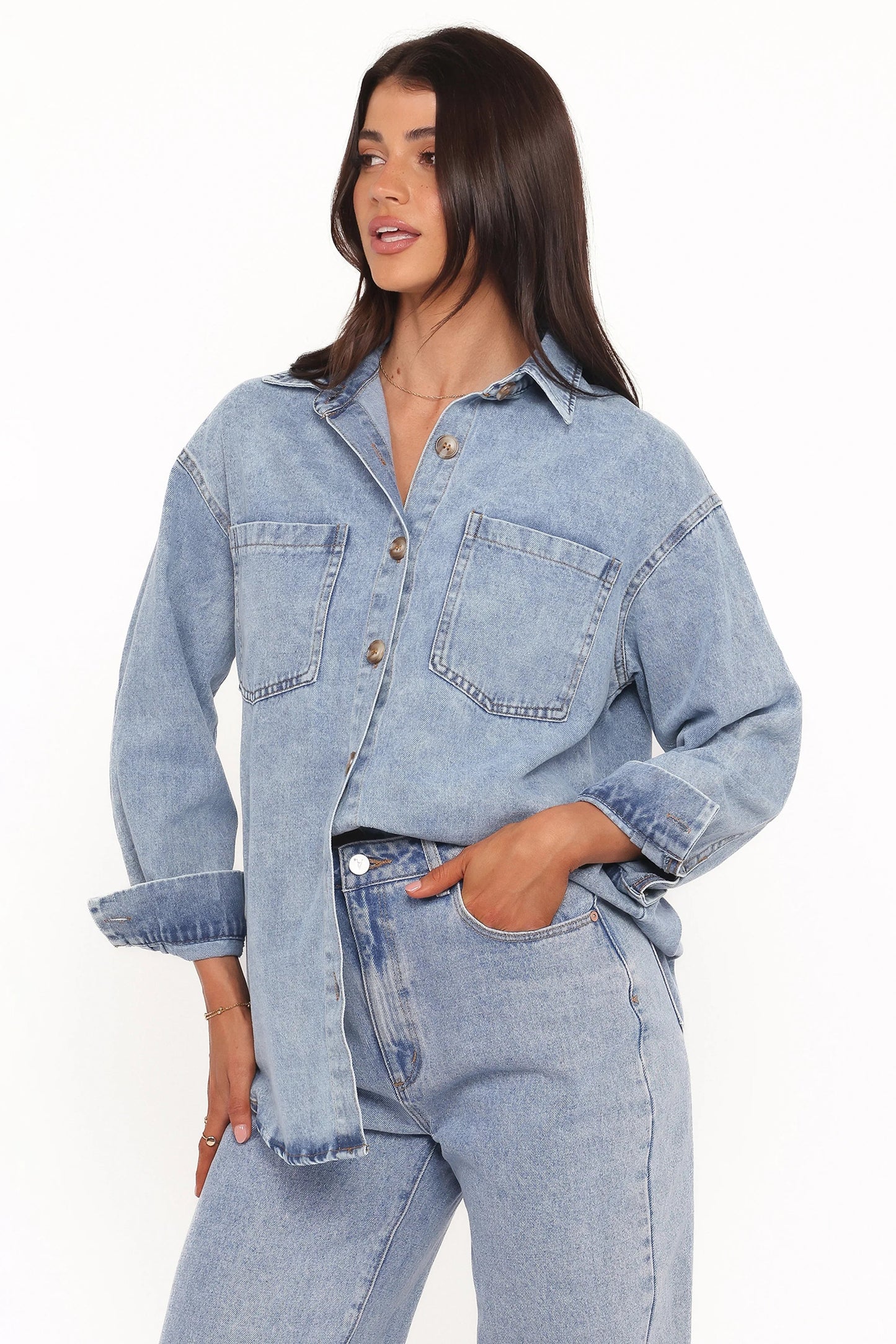 Anicia Denim Shirt Light