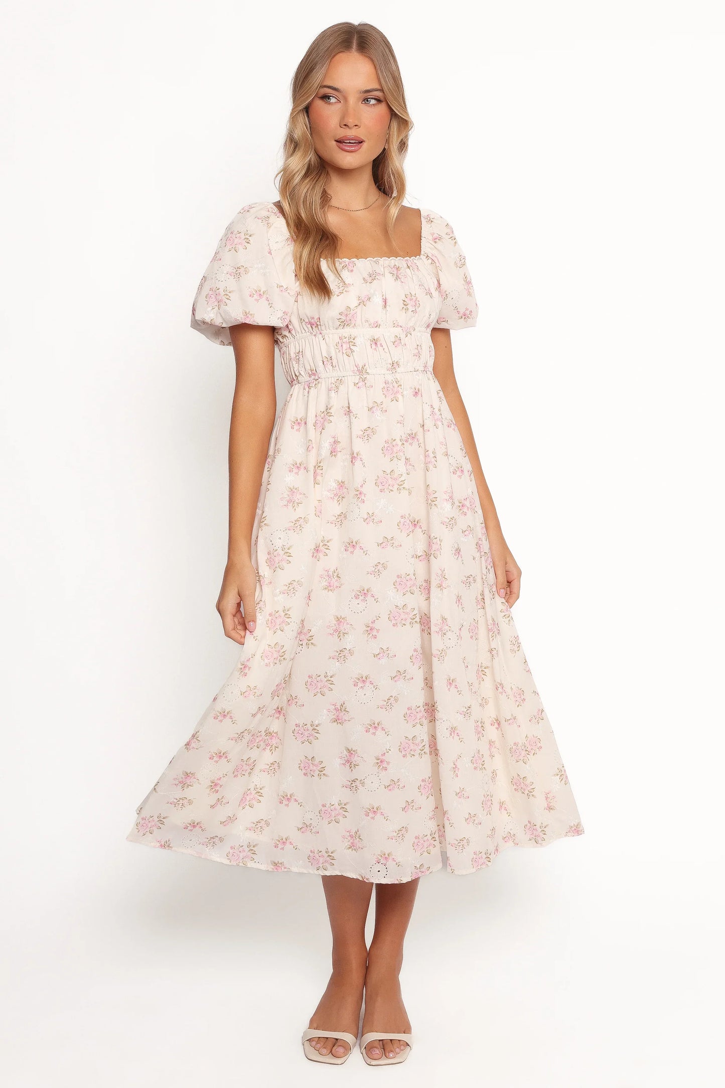 Eowyn Maxi Dress Ivory Pink