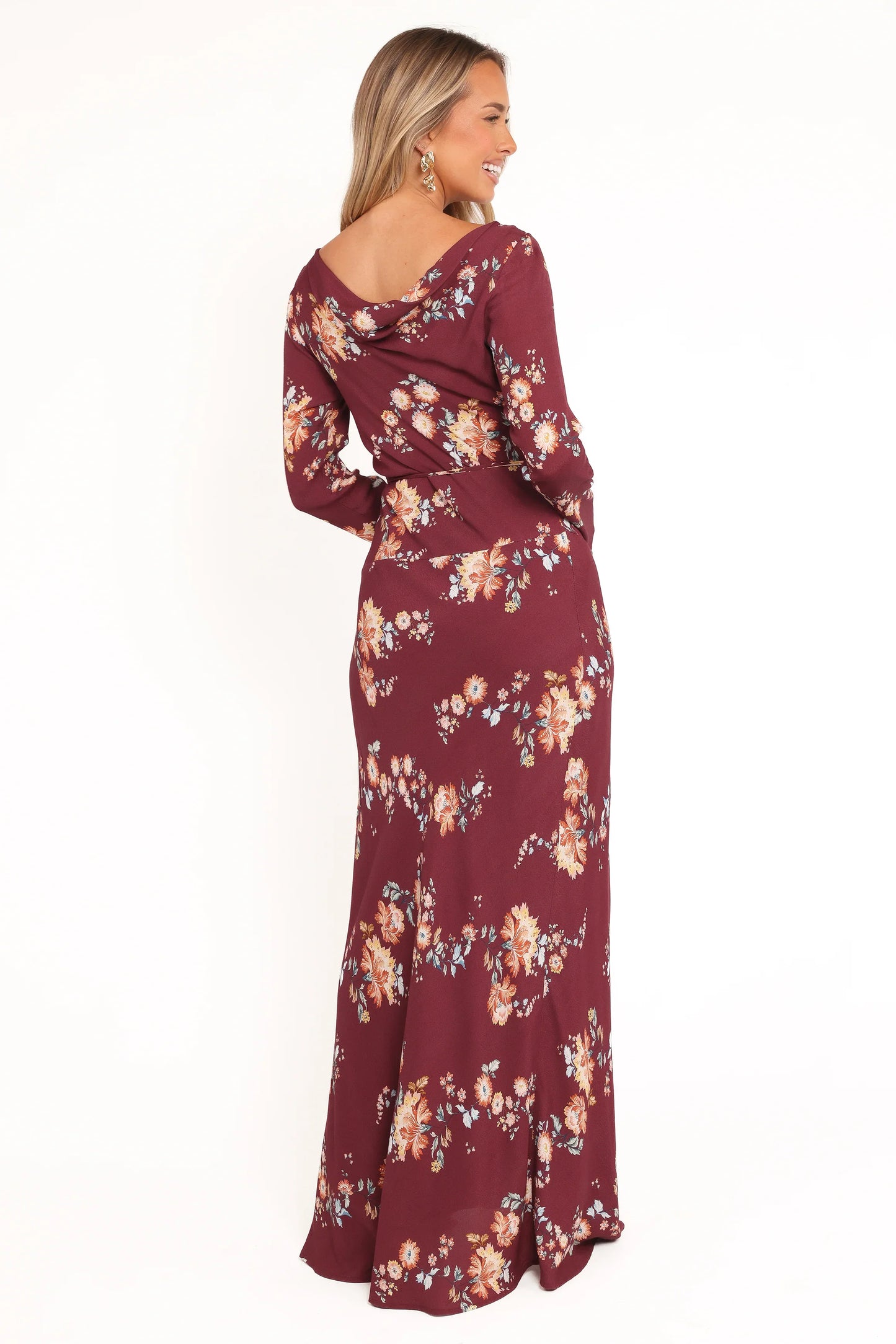 Alima Maxi Dress Berry Floral