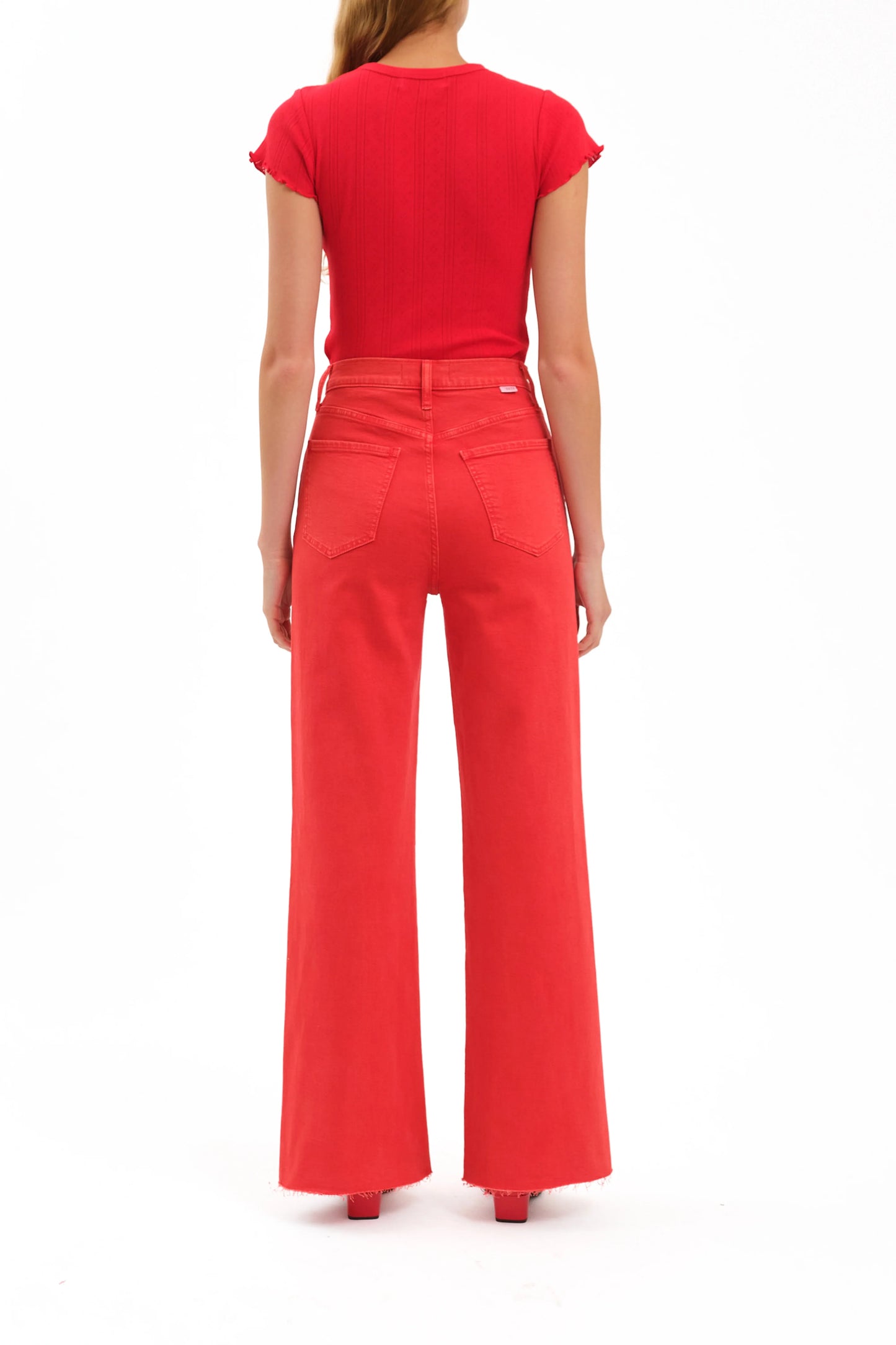 Far Out Wide Leg Jean Cherry