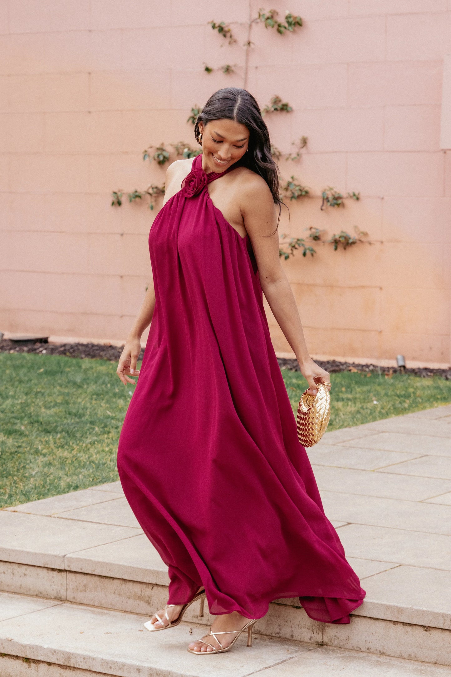 Melba Maxi Dress Berry