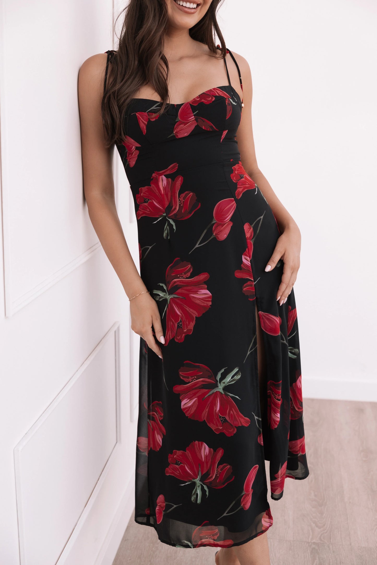 Meg Dress Black Floral