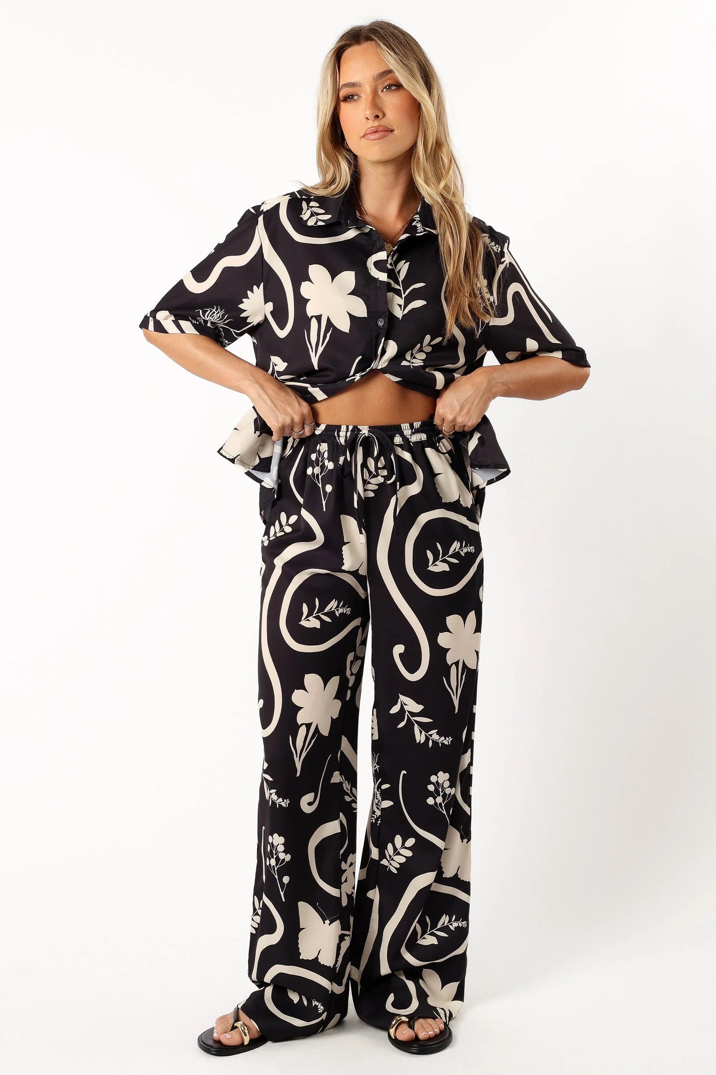 Leo Pant Black Sand