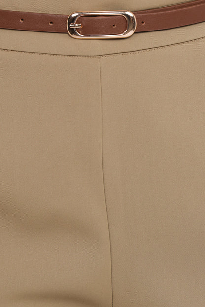 Ceres Belted Wide Leg Pant Olive