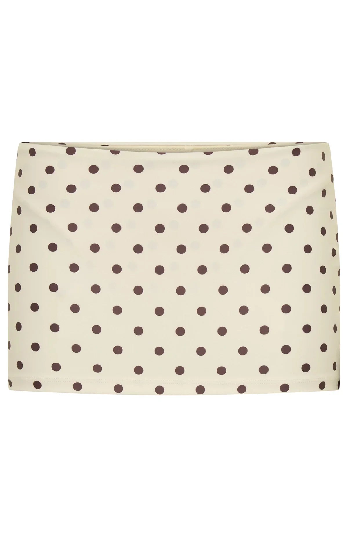 Island Babe Skort Cream Choc Polka Dot