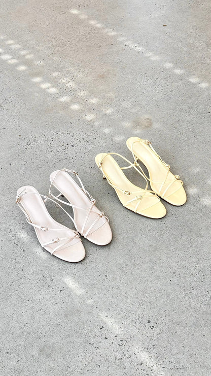 Flossie Heel Pearl Shine
