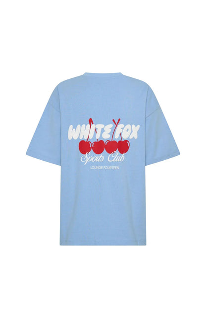 Club 14 Cassie Oversized Tee Blue