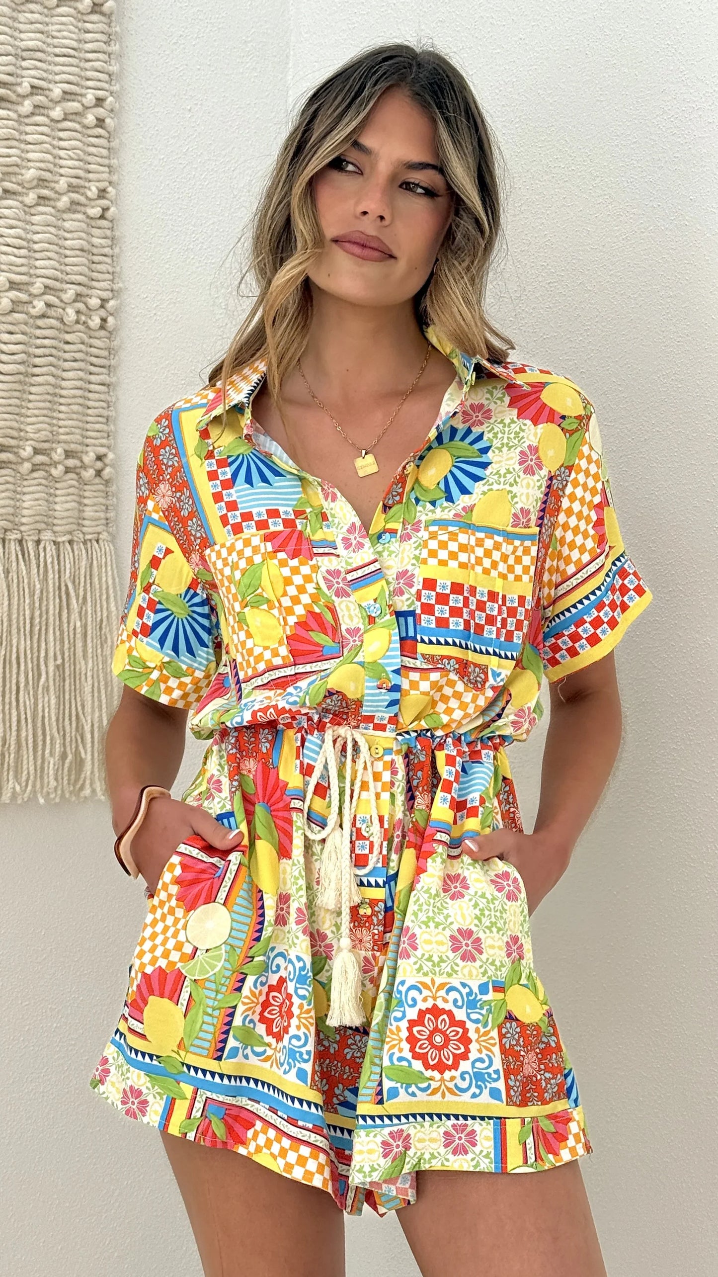 Rama Playsuit Italian Summer