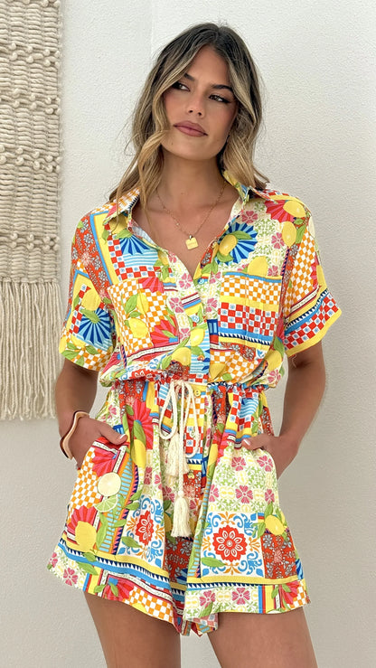 Rama Playsuit Italian Summer