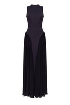 Elegant mock neck maxi dress Parisienne