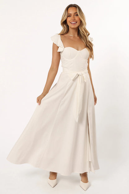 Enslee Midi Dress Ivory