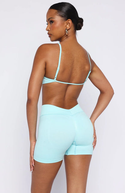 Spin Seamless Bike Shorts 4 Malibu Blue