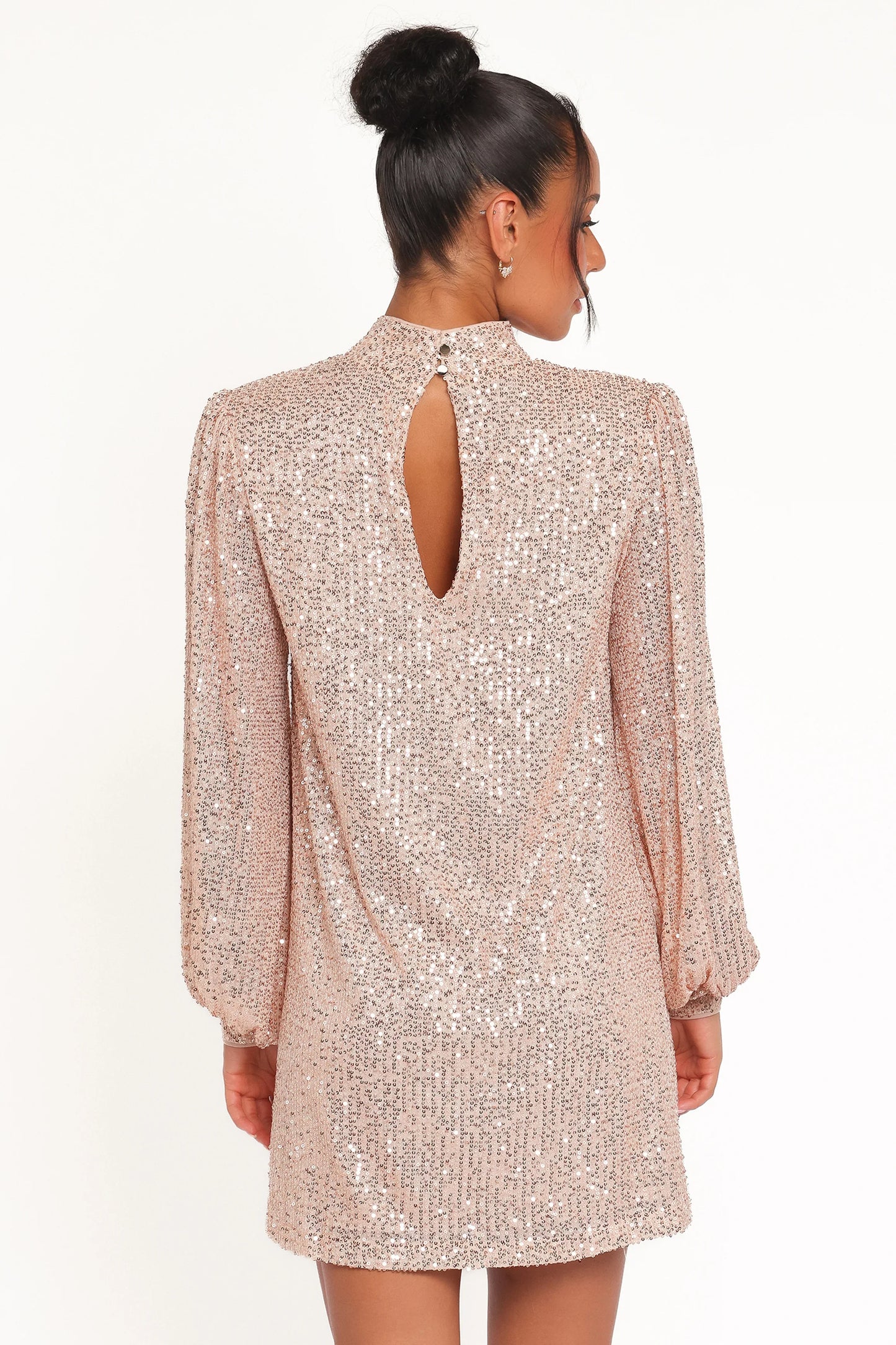 Springfield Mini Dress Gold
