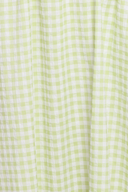 Amberlyn Maxi Dress Green Gingham