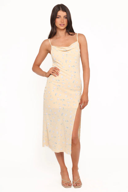 Yelena Dress Yellow Floral
