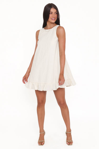 Zena Mini Dress Cream
