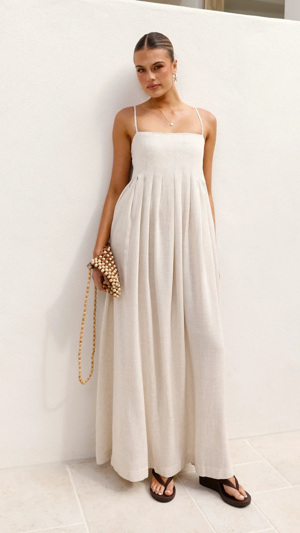 Pippy Maxi Dress Natural