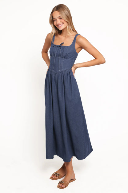 Kinslee Midi Dress Denim