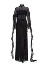 Chic sheer co ord set in black Xo Xo