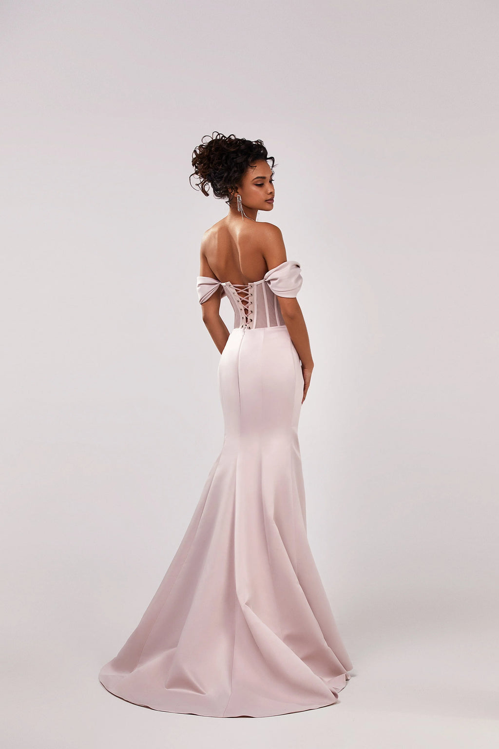 Off the Shoulder Prom Maxi Dress