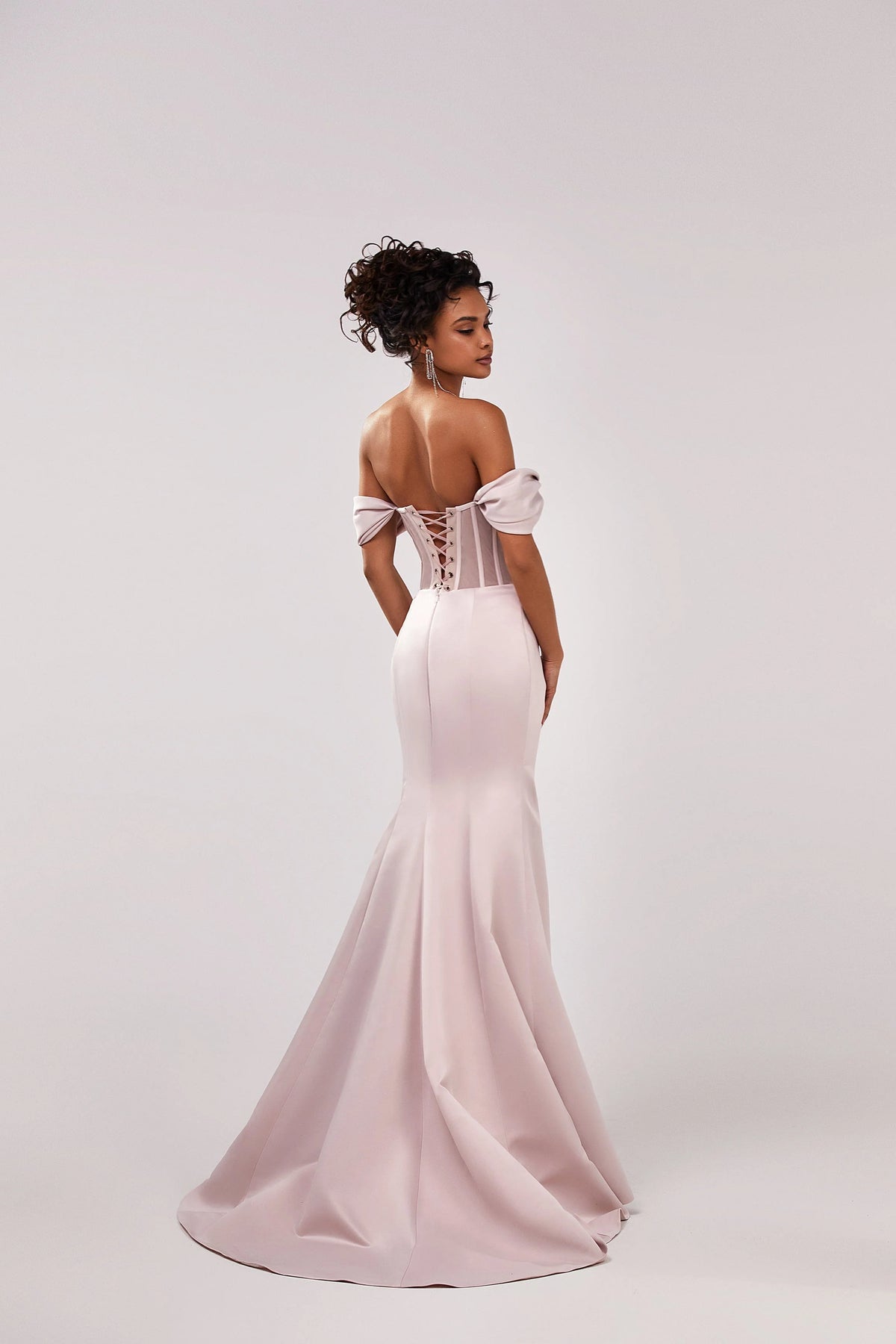 Off the Shoulder Prom Maxi Dress
