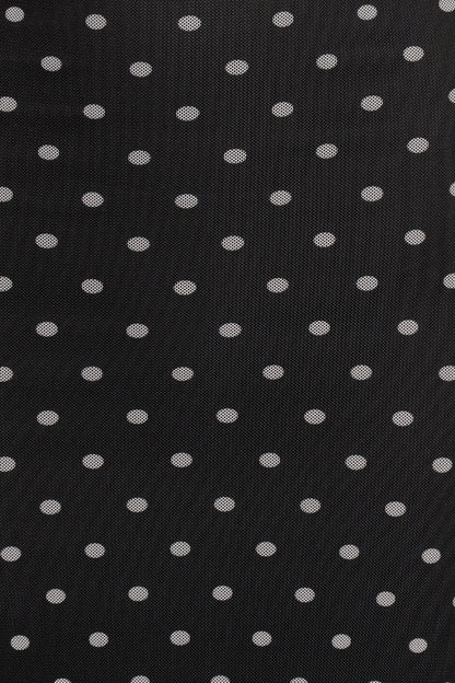 Drea Maxi Dress Black Polka Dot