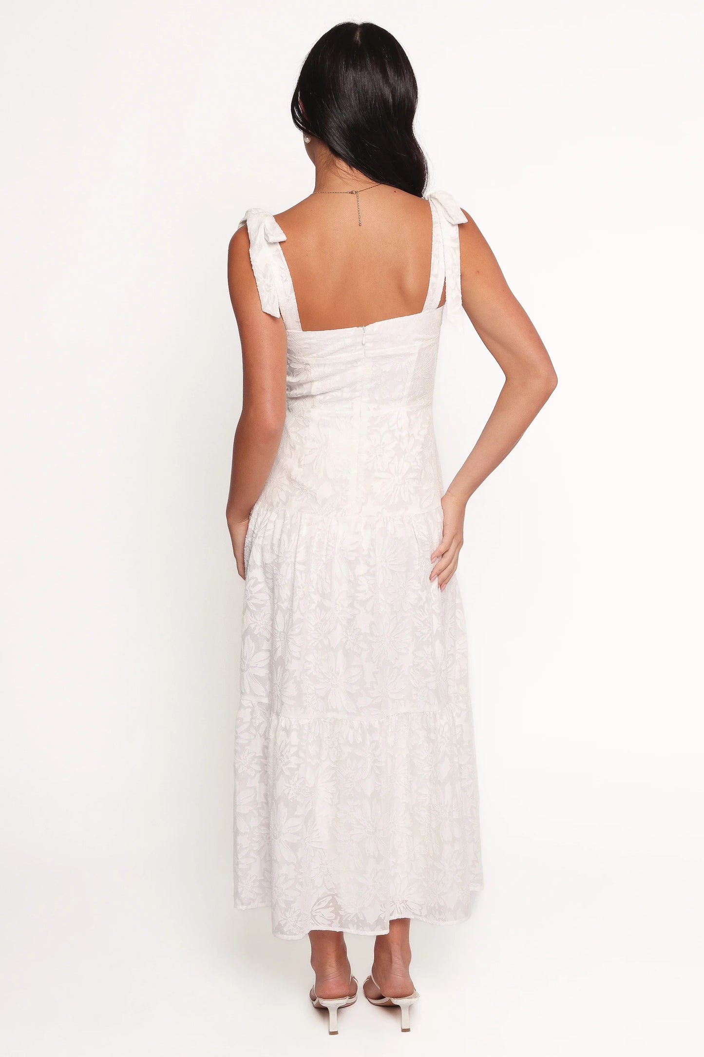 Lavinia Maxi Dress White Floral