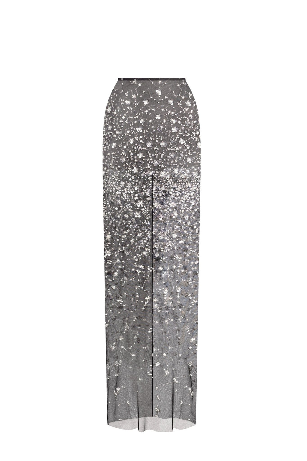Crystal covered fabulous black maxi dress
