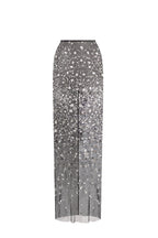 Crystal covered fabulous black maxi dress