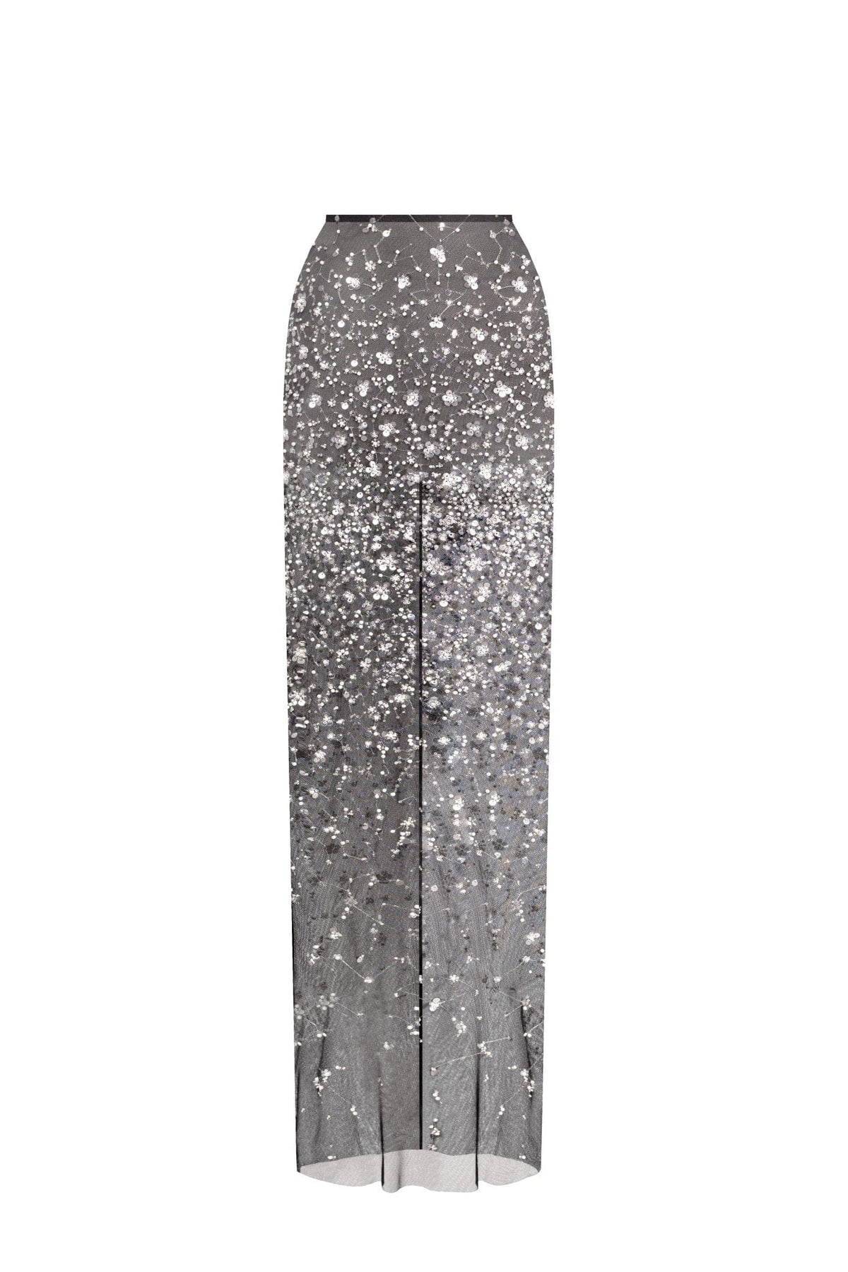 Crystal covered fabulous black maxi dress