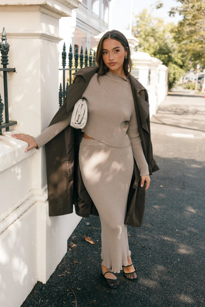 Payton Knitted Set Taupe