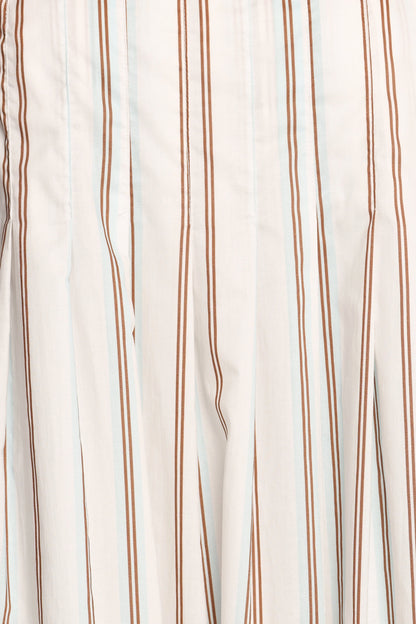 Corfu Midi Dress Blue Stripe
