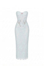 Beaded Lace Corset Dress