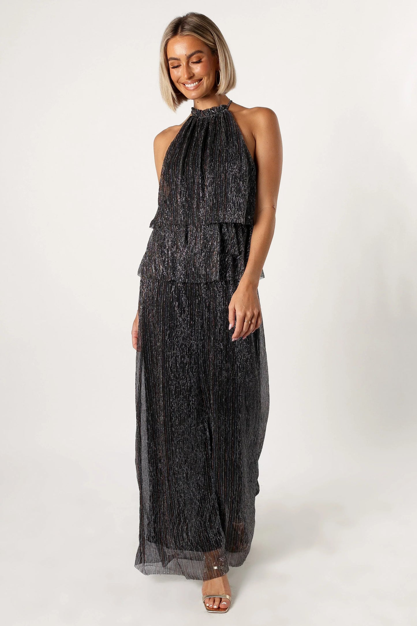 Elly Halter Jumpsuit Black