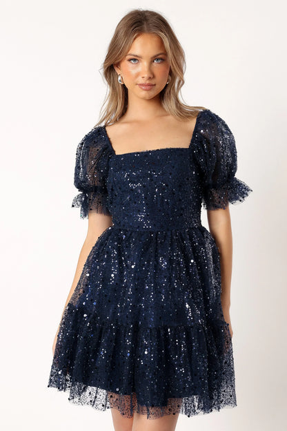 Karina Mini Dress Navy