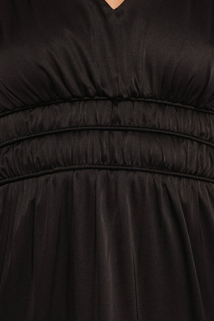 Rowen Long Sleeve Maxi Dress Black