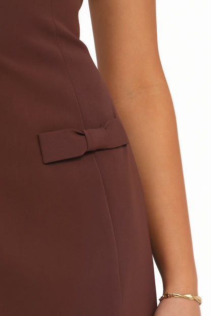 Tanis Mini Dress Brown