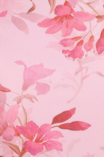 Esther Midi Dress Pink Floral