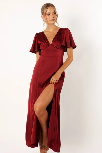 Casper Maxi Dress Wine