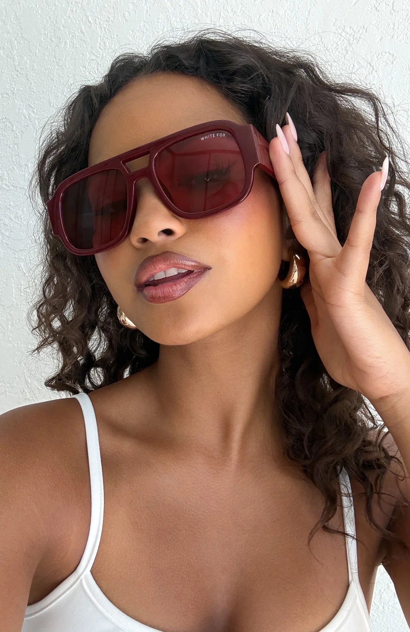 Tirza Sunglasses Burgundy