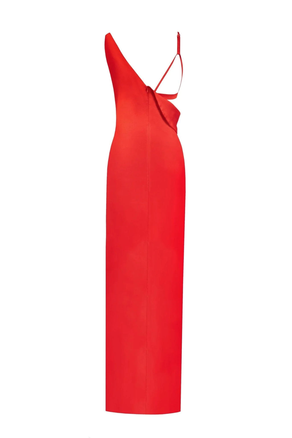 Femme fatal red maxi dress