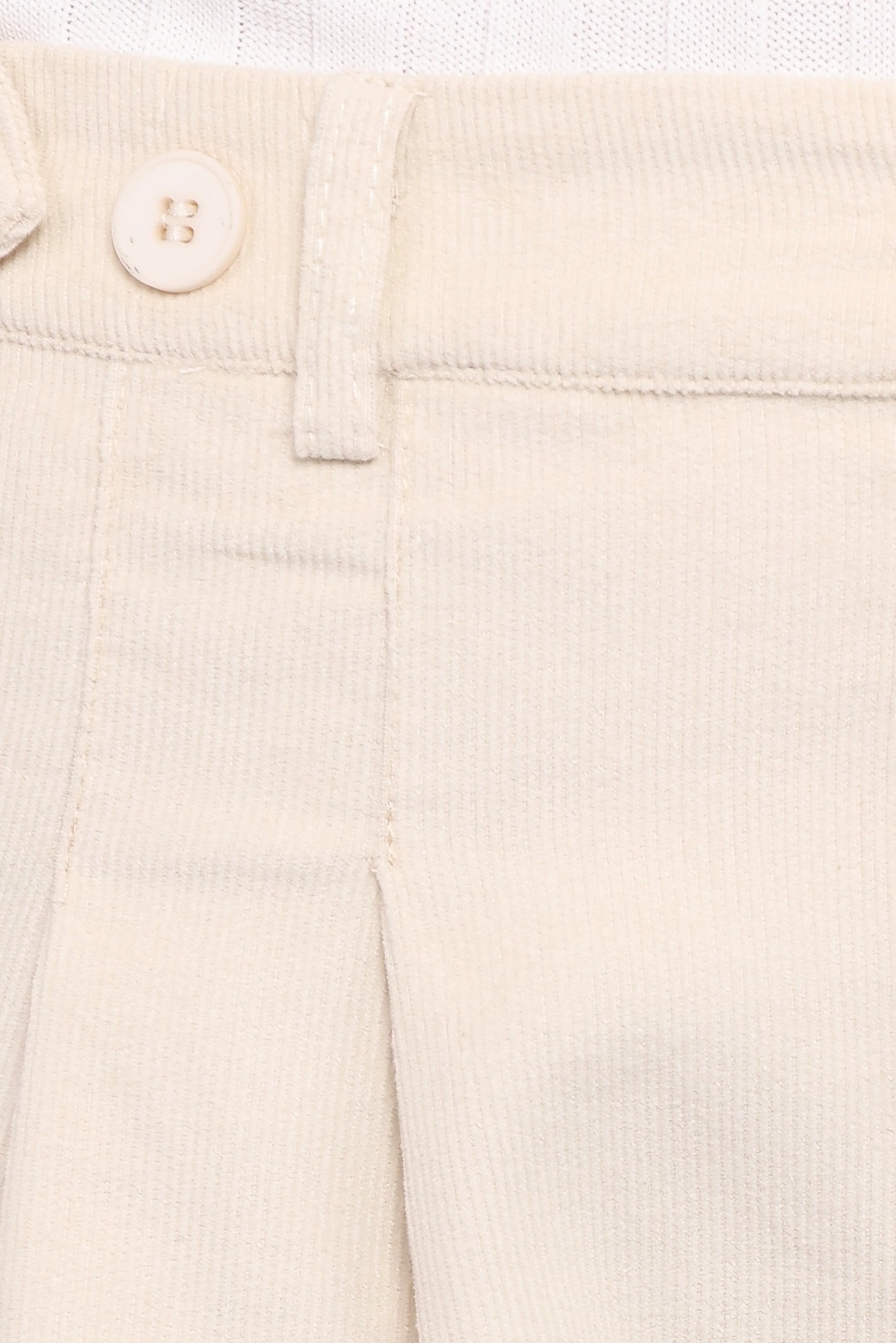 Faelan Wide Leg Cord Pants Beige