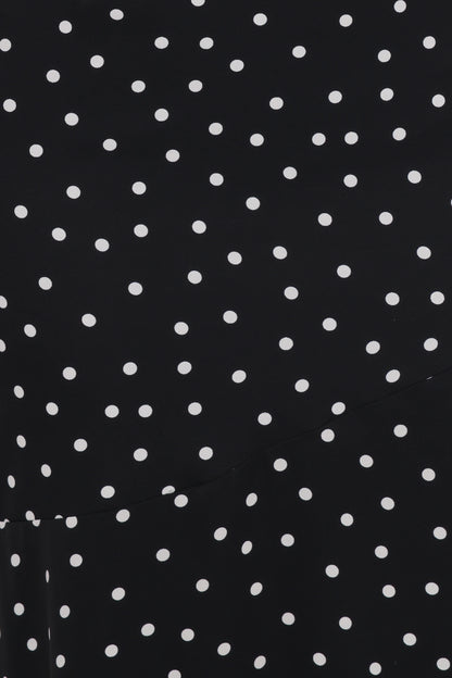 Lexia Midi Dress Black Polka Dot