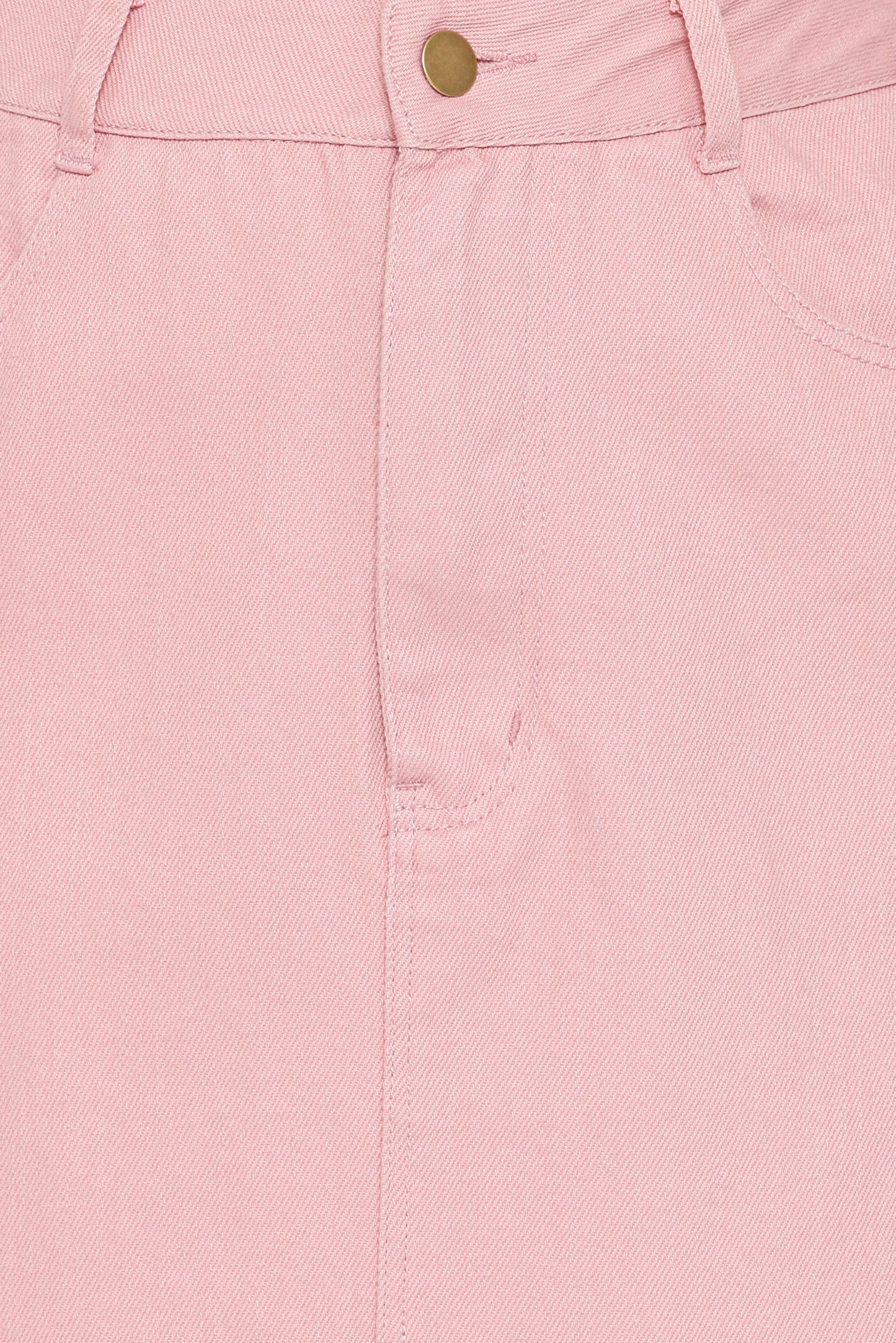 Dana Denim Midi Skirt Dusty Pink