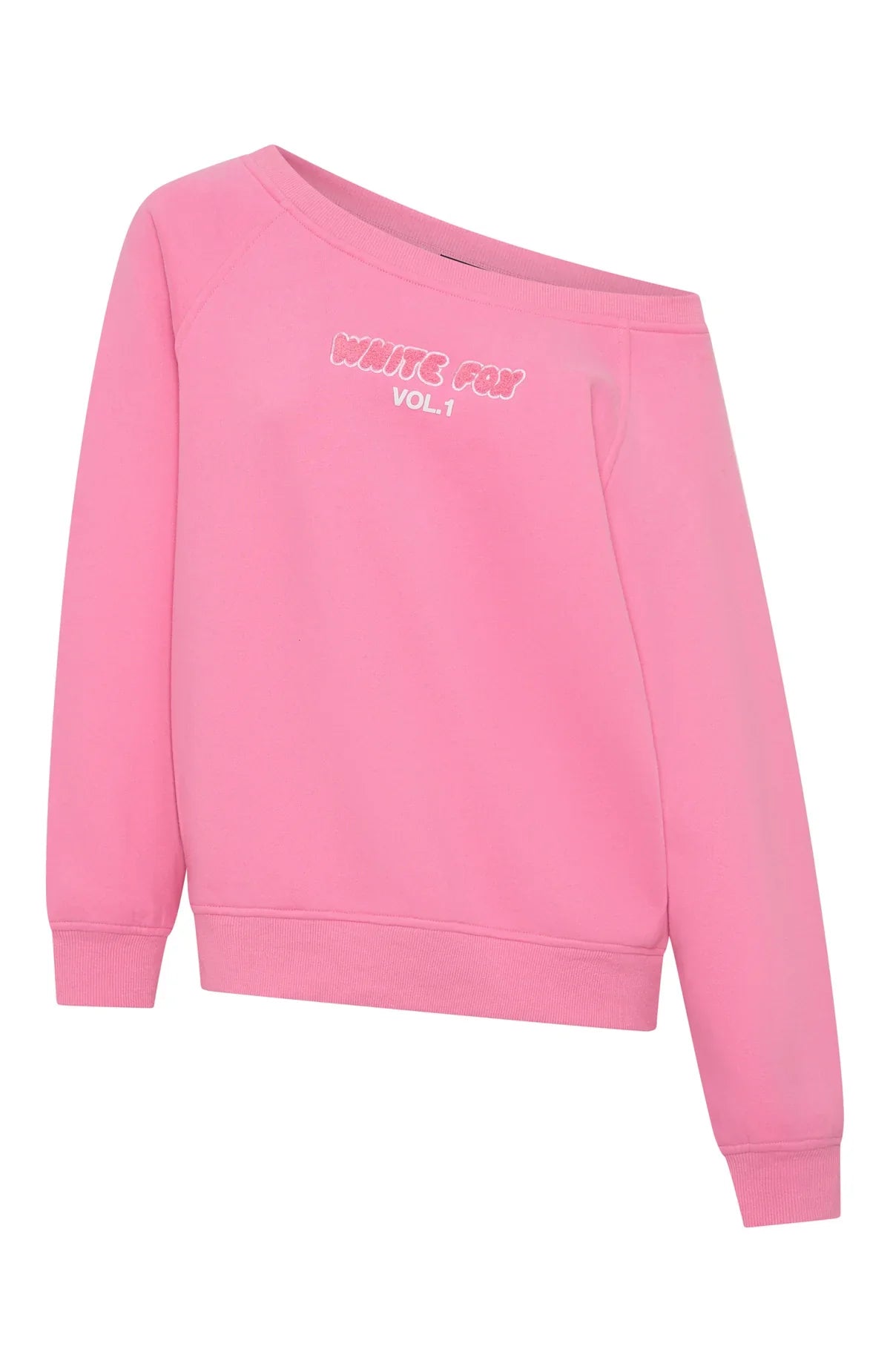 Vol 1 Off Shoulder Sweater Bubblegum