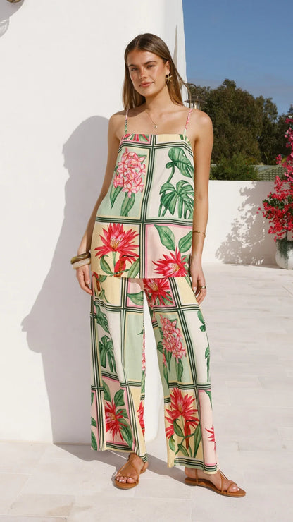 Uma Pants Tropical Bloom