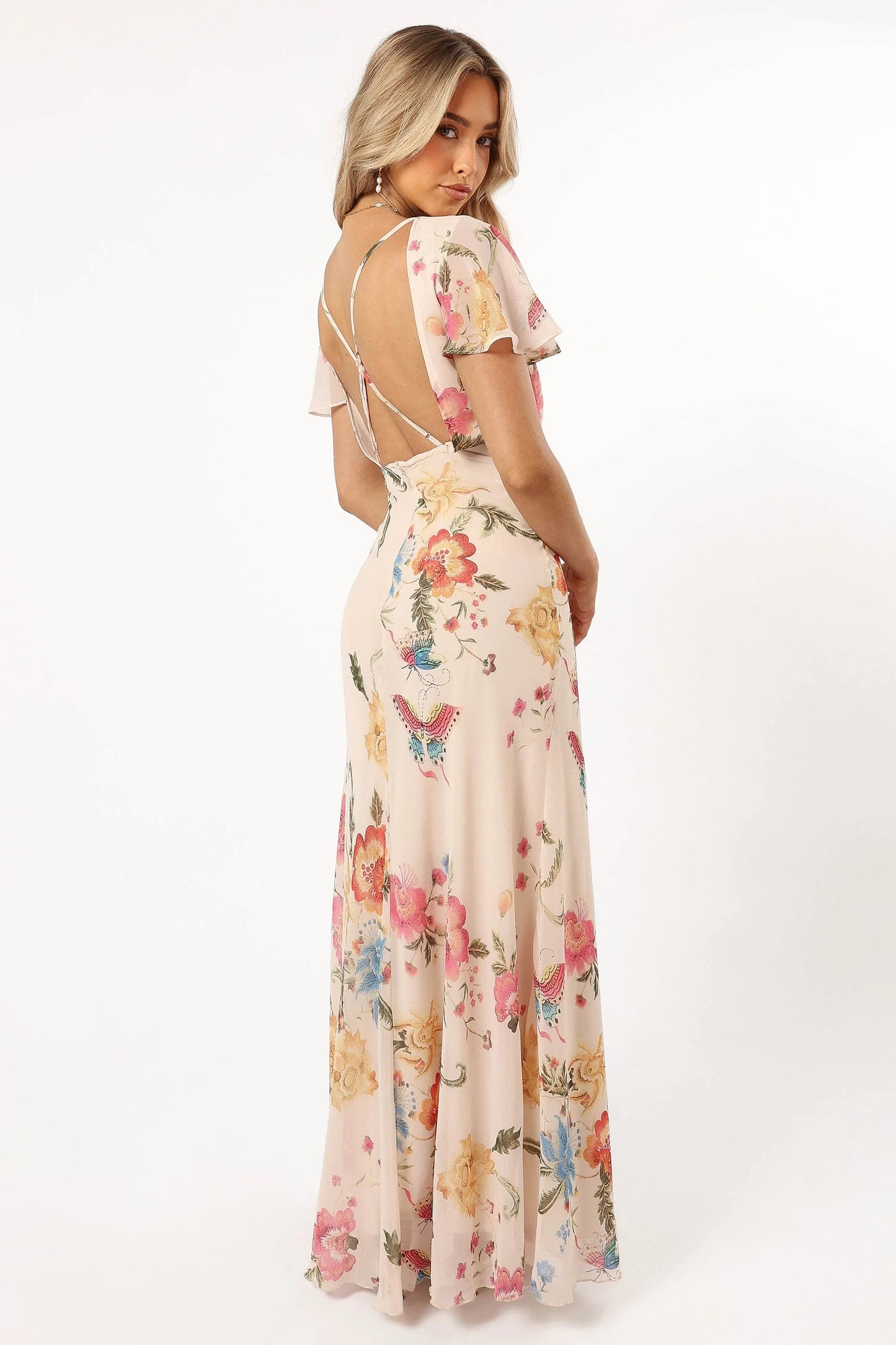 Viola Maxi Dress Sand Pink